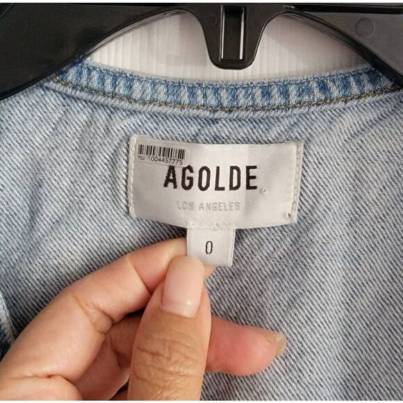 Adolge 70s Sleeveless Denim Jumpsuit 0 - Picture 8 of 11